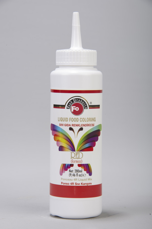 FO  SIVI GIDA BOYASI 280ml KIRMIZI