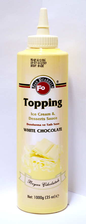 FO TOPİNG BEYAZ ÇİKOLATA 1000gr