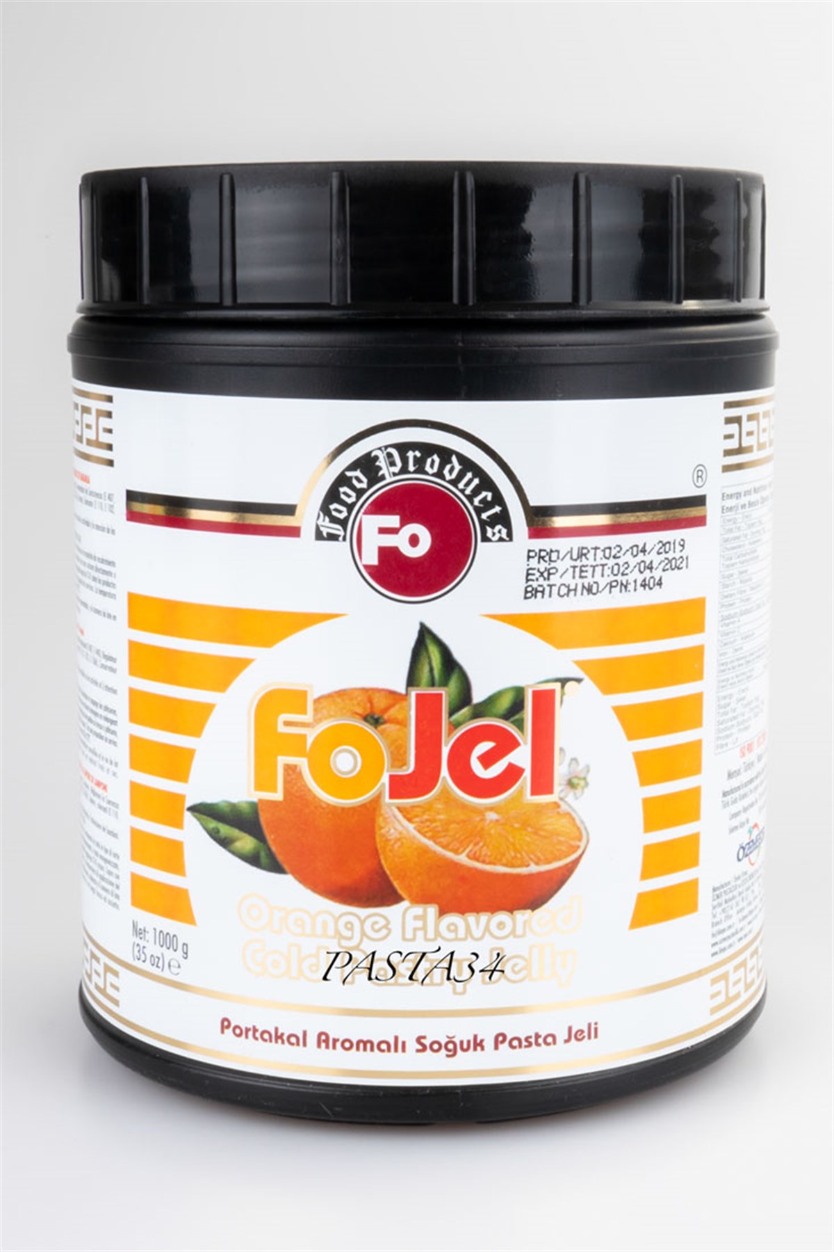 FO FİLLİNG PORTAKAL AROMALI 1Kg*24KL