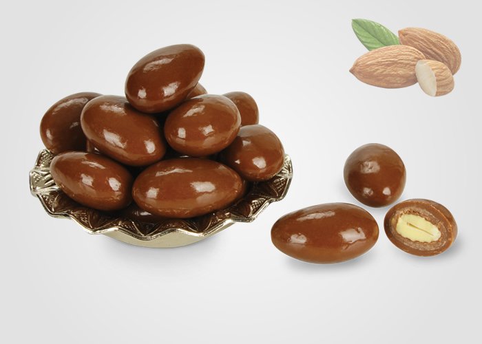 DRAJE SÜTLÜ ÇİKOLATA KAPLI BADEM  ZEN3kg*1ad