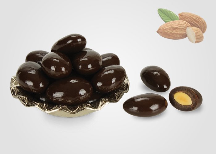 DRAJE BİTTER ÇİKOLATA KAPLI BADEM ZEN3kg*1ad
