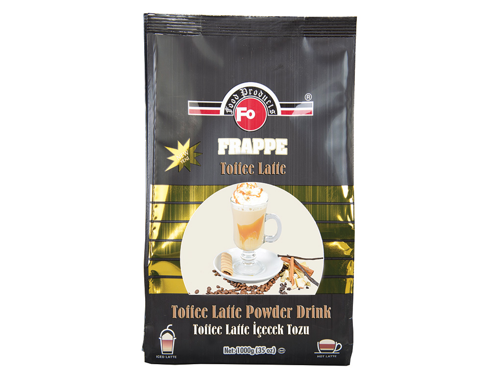 FO İÇECEK TOZU TOFEE LATTE (FRAPPE) 1kg*12Ad*Koli