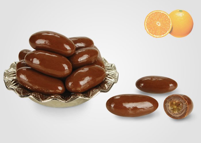 DRAJE SÜTLÜ ÇİKOLATA KAPLI PORTAKAL ZEN3kg*1ad