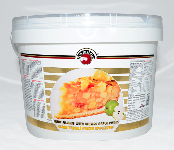 FO FİLLİNG MEYVELİ ELMA TANELİ 4kg %25  lik
