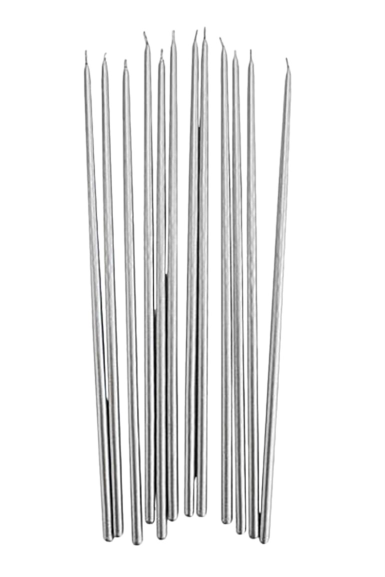 MUM GÜMÜŞ 14cm 6 LI