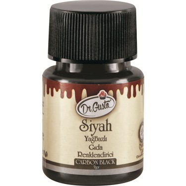 GIDA BOYASI TOZ YAĞ BAZLI SİYAH 7GR